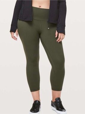 Lululemon Align Crop Dark Olive (First Release)